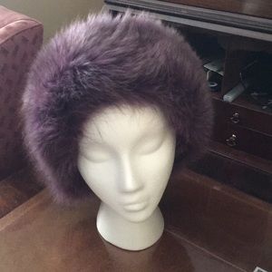 Women’s purple fox headband